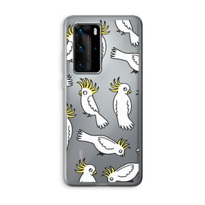Papegaai: Huawei P40 Pro Transparant Hoesje