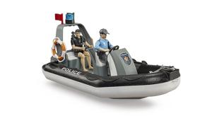 bruder bworld politieboot met zwaailicht modelvoertuig 62733