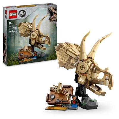 LEGO Jurassic World 76969 Dinosaur fossils: Triceratops skull - Game for 9-year-olds