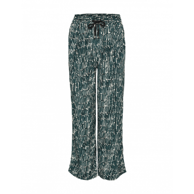 Opus - Groen | Dames | Broek | Groen | 44 | regular | Kamst mode