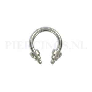 Circulair barbell 1.2 mm trip trap