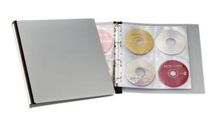 Durable CD/DVD-ordner 96 CDs/DVDs/Blu-rays Zwart, Grijs 12 stuk(s) 527701