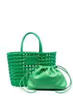 MSGM sac cabas à patch logo - Vert MSGM sac cabas à patch logo - Vert