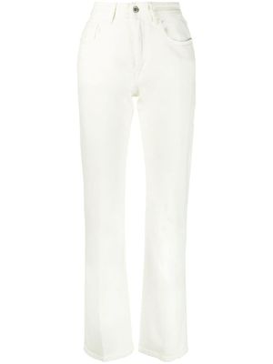 Jacob Cohën jean droit à taille haute - Blanc