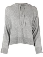 N.Peal hoodie à lien de resserrage - Gris - thumbnail