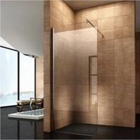 Wiesbaden Eco Douchewand Met Muurprofiel 8 mm Nano - 40x200 cm