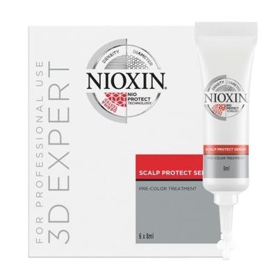 Nioxin 3D Expert Care Scalp Protect Serum 6x8ml Ampullen Pre-Color Treatment 48ml