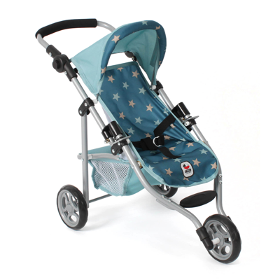 Poppenwagen Jogger Lola - Stars Turquoise