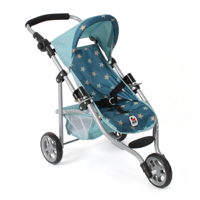 Poppenwagen Jogger Lola - Stars Turquoise