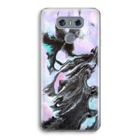 Pastel zwart: LG G6 Transparant Hoesje