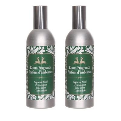 Huis parfum - 2x - dennengeur - spray - 100 ml - huisgeur - dennenboom geuren