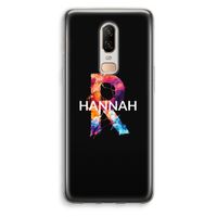 Abstract Spectrum: OnePlus 6 Transparant Hoesje