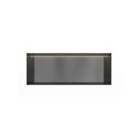 Hotbath &MORE Inbouwbox of inbouwnis - 30x80x10 - frameless + LED - Geborsteld gunmetal PVD BOX080FLBGP