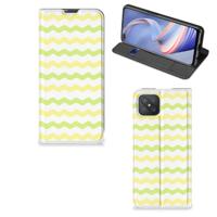 OPPO Reno4 Z 5G | Hoesje met Magneet | Waves Yellow