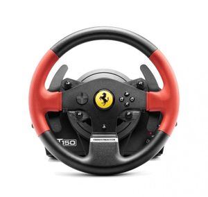 Thrustmaster T150 Ferrari Wheel Force Feedback Stuurwiel + pedalen PC,PlayStation 4,Playstation 3 USB Zwart, Rood