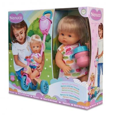 Famosa Nenuco pop met haar driewieler