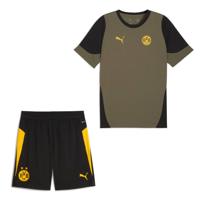 PUMA Borussia Dortmund Trainingsset 2025-2026 Olijfgroen Zwart Geel