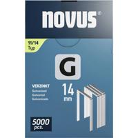 Novus Tools 042-0769 Nieten met plat draad Type 11 5000 stuk(s) Afm. (l x b x h) 14 x 10.6 x 14 mm