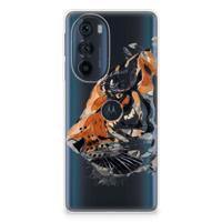 Smartphone hoesje Motorola Edge 30 Pro Watercolor Tiger