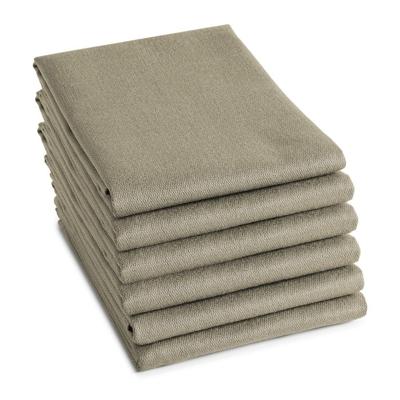 DDDDD Theedoek Logo Taupe - 6 stuks