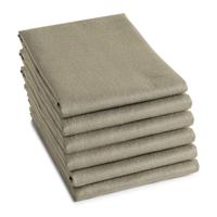 DDDDD Theedoek Logo Taupe - 6 stuks