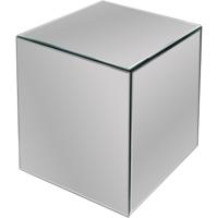 Bijzettafel - Trion Ale - Vierkant - 40x45x40cm - Spiegelglas