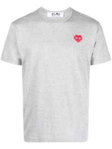 Comme Des Garçons Play t-shirt en coton à manches courtes - Gris