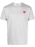 Comme Des Garçons Play t-shirt en coton à manches courtes - Gris