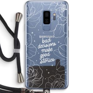 Good stories: Samsung Galaxy S9 Plus Transparant Hoesje met koord