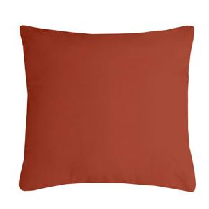 Stof Textile sierkussen Nelson - terracotta - 40 x 40 cm - bank kussens - polyester