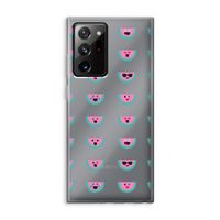 Smiley watermeloenprint: Samsung Galaxy Note 20 Ultra / Note 20 Ultra 5G Transparant Hoesje Smiley watermeloenprint: Samsung Galaxy Note 20 Ultra / Note 20 Ultra 5G Transparant Hoesje