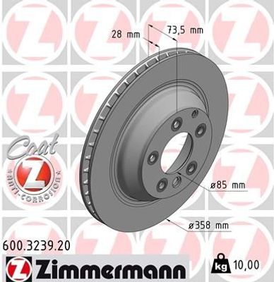 Remschijf Coat Z 600323920