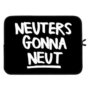 Neuters (zwart): Laptop sleeve 15 inch