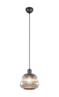 Trio HanglampTarifa met geribbeld glas - 362800132