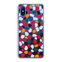 Colored Giraffe: Xiaomi Mi Mix 3 Transparant Hoesje