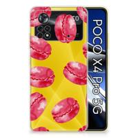 Xiaomi Poco X4 Pro 5G | Siliconen Case | Pink Macarons