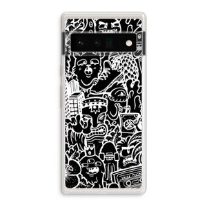 Vexx Black Mixtape: Google Pixel 6 Pro Transparant Hoesje