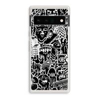 Vexx Black Mixtape: Google Pixel 6 Pro Transparant Hoesje