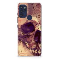 Silicone Back Case Motorola Moto G60s Skullhead