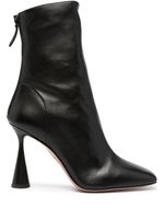 Aquazzura bottines Amore 95 mm en cuir - Noir