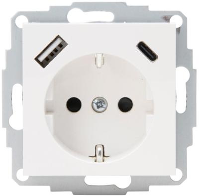 Enzo kopp hk07 wit inbouw stopcontact | ra + usb +usb-c - 4622116 Enzo kopp hk07 wit inbouw stopcontact | ra + usb +usb-c - 4622116