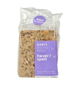 Knekkebrod haver/spelt bio