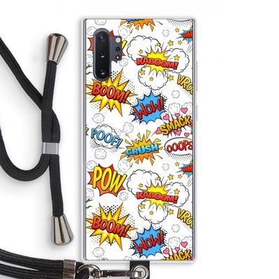 Pow Smack: Samsung Galaxy Note 10 Plus Transparant Hoesje met koord