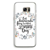Diamonds: Samsung Galaxy S7 Edge Transparant Hoesje Diamonds: Samsung Galaxy S7 Edge Transparant Hoesje