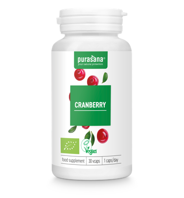 Purasana Supplementen Classic Cranberry 30Capsules Purasana Supplementen Classic Cranberry 30Capsules