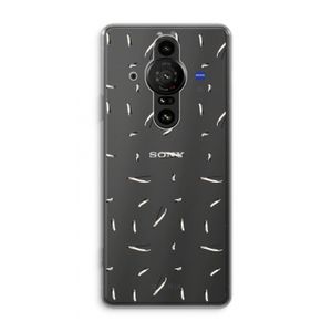 Hipster stripes: Sony Xperia Pro-I Transparant Hoesje