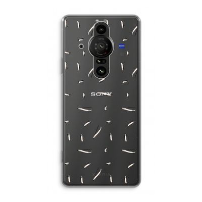 Hipster stripes: Sony Xperia Pro-I Transparant Hoesje