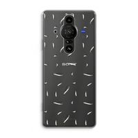 Hipster stripes: Sony Xperia Pro-I Transparant Hoesje