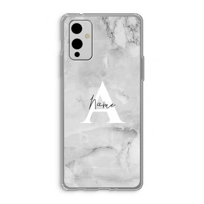 Ivory Marble: OnePlus 9 Transparant Hoesje