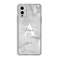 Ivory Marble: OnePlus 9 Transparant Hoesje